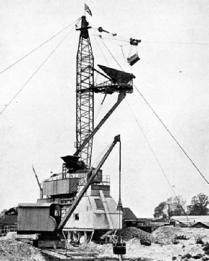 HUGE CONCRETE MIXER at Elm Park Estate, near Romford, Essex