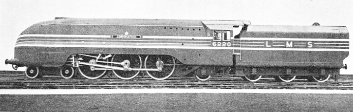 “CORONATION,” the first of five LMS streamlined Pacifics