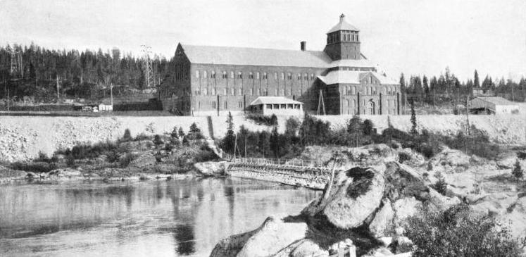 PORJUS POWER STATION supplies electric power not only to the Iron Ore Railway, but also to many of the iron ore workings in Lapland