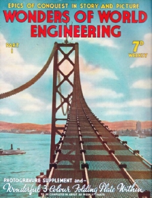 The Oakland Bay Bridge under construction