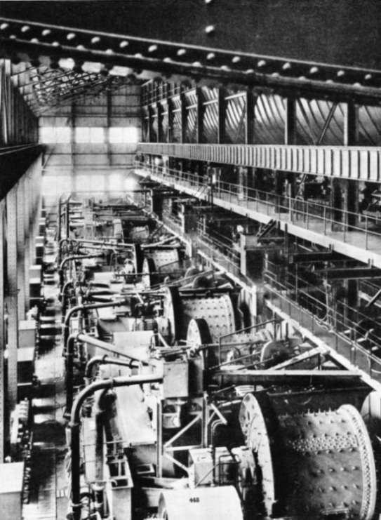 The concentrator plant at the N’Kana Mine, in Northern Rhodesia