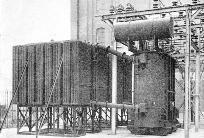 37,500-KVA THREE-PHASE POWER TRANSFORMER, 6,800 volts to 33,000 volts