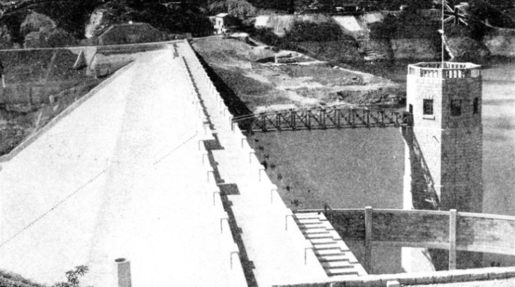 CREST AND VALVE TOWER of the Shing Mun Dam Hong Kong