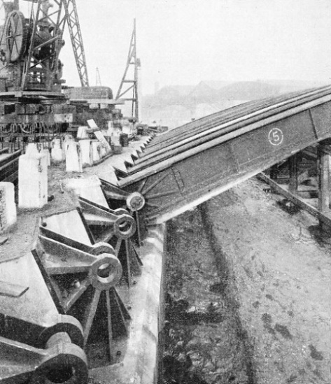 MASSIVE ABUTMENTS for the Barking Road Bridge across the River Lea 