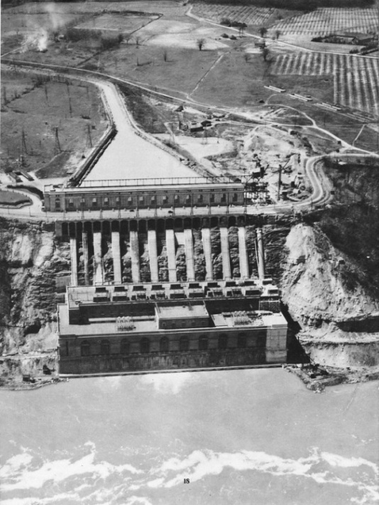 THE POWER-HOUSE AT QUEENSTON, on the lower reaches of Niagara River