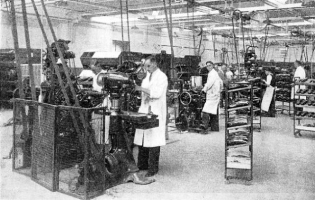 THE SHOEMAKING ROOM in a factory at Kettering