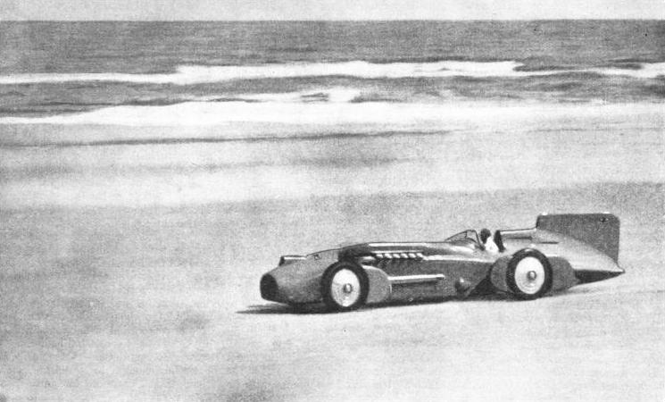 ON DAYTONA BEACH, FLORIDA, Blue Bird established a record of 272·11 miles an hour