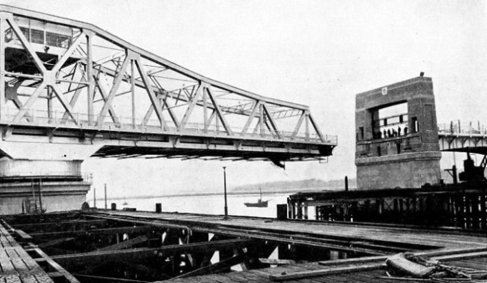 THE SUPERSTRUCTURE of the swing span of Kincardine Bridge