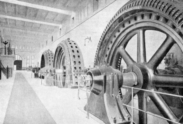 THE ROTOR CENTRES of the generators at Bullerforsen Power Station