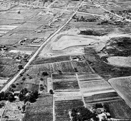 OUTSTANDING DETAILS appear almost in relief in a photograph taken from the air