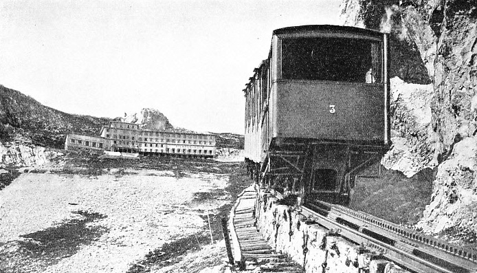 APPROACHING THE TERMINUS of the Pilatus line, which is at Pilatus-Kulm