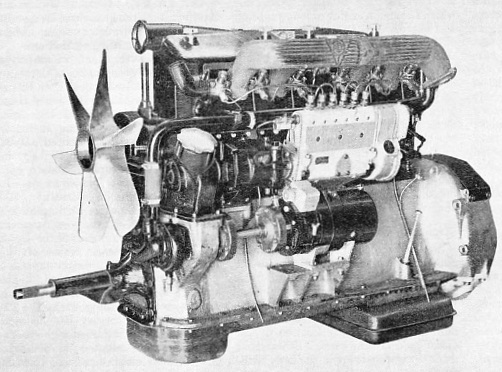 SIX-CYLINDER DIESEL ENGINE for heavy commercial motor vehicles