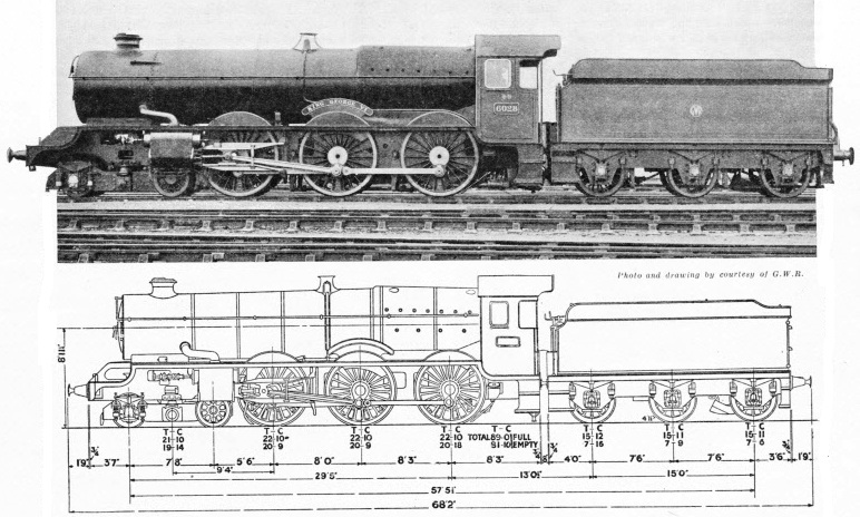 GWR 4-60 express King George VI