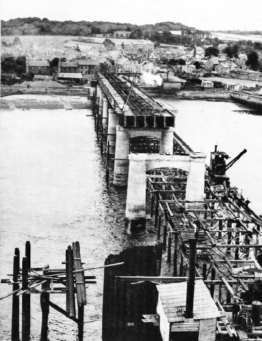 Construction of the Kincardine Swing Bridge