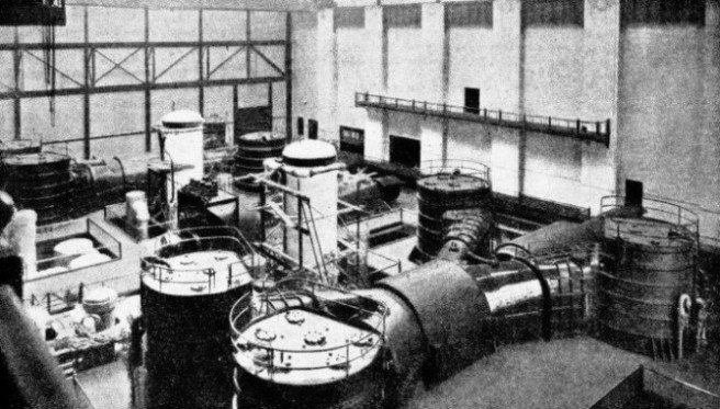 the turbine room of the State Line Power Station.