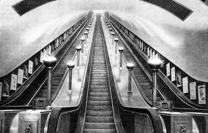 THREE OF THE LONGEST PASSENGER ESCALATORS IN THE WORLD