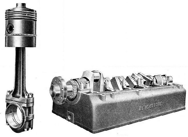 COMPONENT PARTS of an oil engine