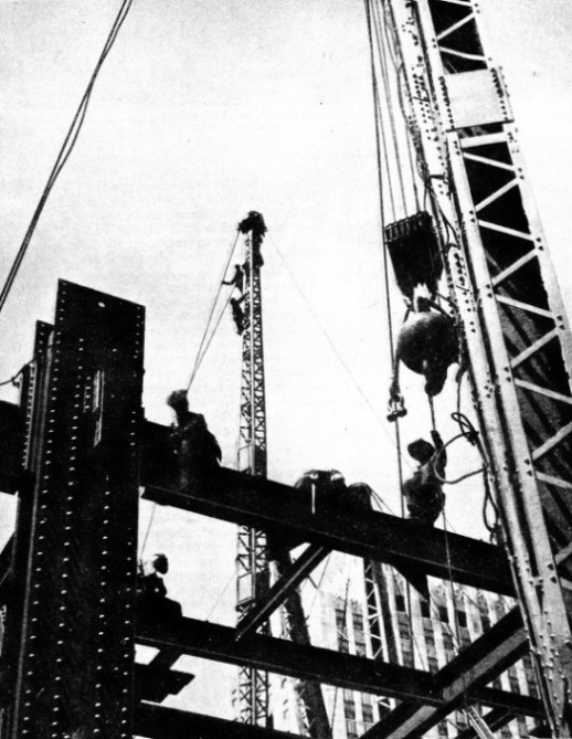 IRONWORKERS have extremely dangerous jobs perched on the steel frame of a skyscraper