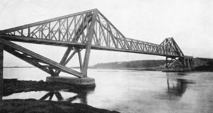 CONNEL FERRY BRIDGE has a clear span of 500 feet across the entrance to Loch Etive