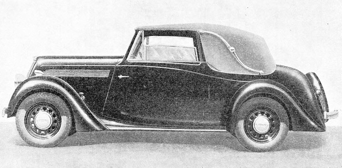 THE DROP-HEAD COUPE enjoys a large measure of popularity