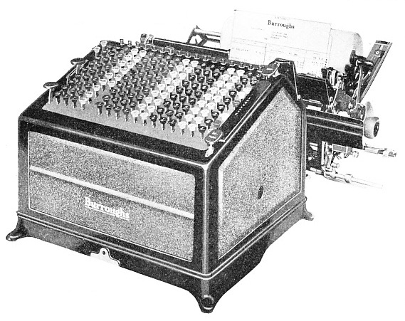 AUTOMATIC BOOK-KEEPING MACHINE which prints statements and posts ledgers and journals in one operation