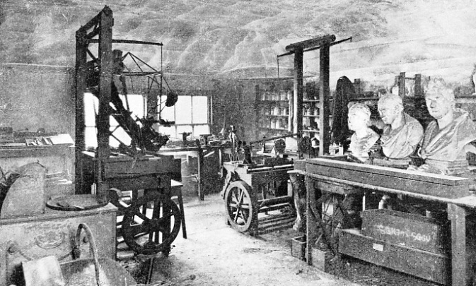 INTERIOR OF THE WORKSHOP of James Watt