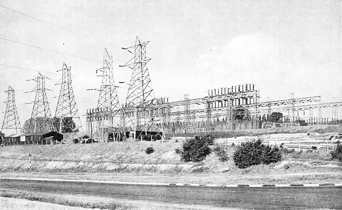 THE LARGEST SWITCHING STATION IN GREAT BRITAIN, at Northfleet, Kent