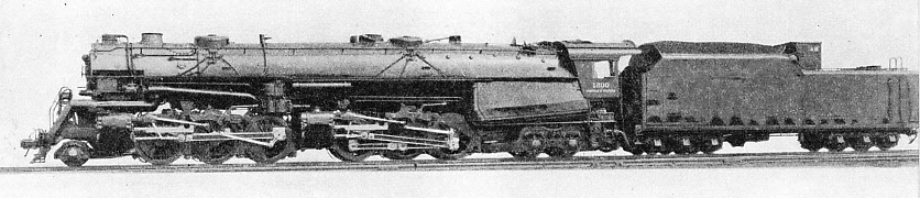 2-6-0 + 0-6-4 SIMPLE ARTICULATED LOCOMOTIVE built for the Norfolk and Western Railway