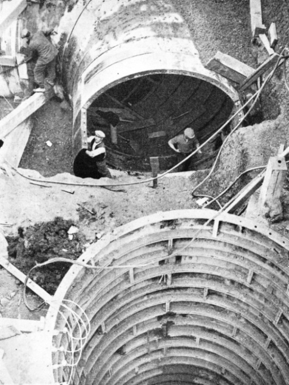 Extension works on the site of Turnpike Lane Station