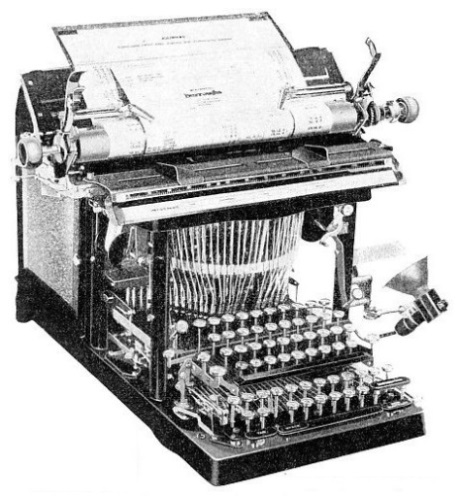 TYPEWRITER ACCOUNTING MACHINE