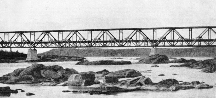 KETTLE RAPIDS BRIDGE on the Hudson Bay Railway