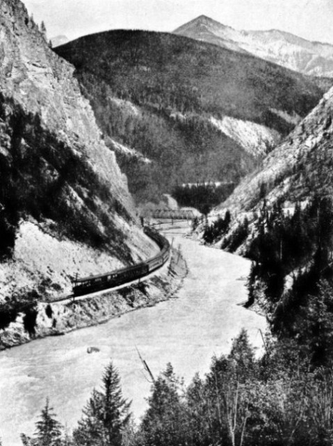 KICKING HORSE PASS Canadian Pacific Railway