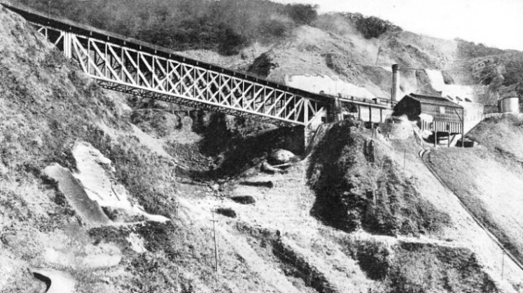 STEEL BRIDGE AND POWER STATION - the two main features of the mountain railway