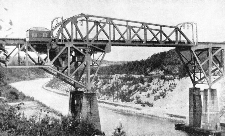 Single-Bascule Bridge Across the Sodertalje Canal