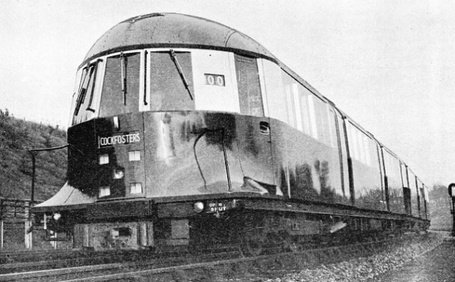 STREAMLINED TUBE TRAIN introduced on the Piccadilly Line