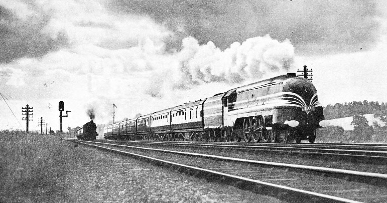“THE CORONATION SCOT ” on its record-breaking run of June 29, 1937