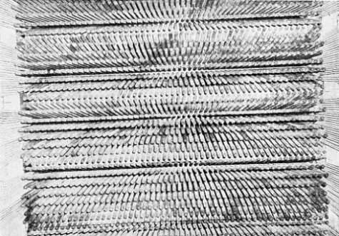 INSIDE THE FURNACE of the mercury boiler