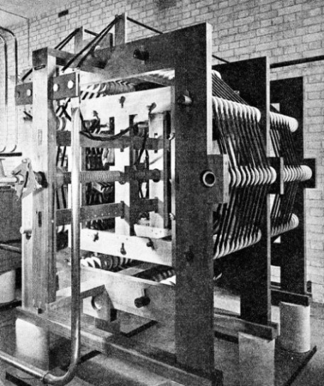 IN THE AERIAL-TRANSFORMER HOUSE below the long-wave aerial