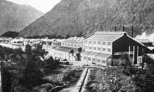 THE GREAT POWER HOUSE at the Otira end of the tunnel