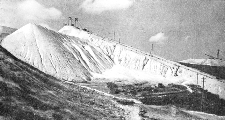 THE WASTE TIPS of the china clay mines