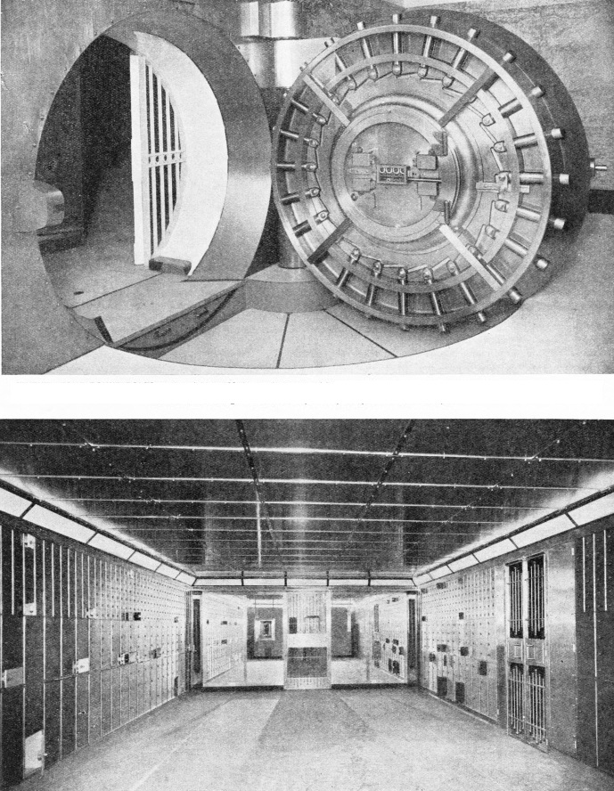 INTERIOR OF THE LONDON SAFE DEPOSIT, in Regent Street