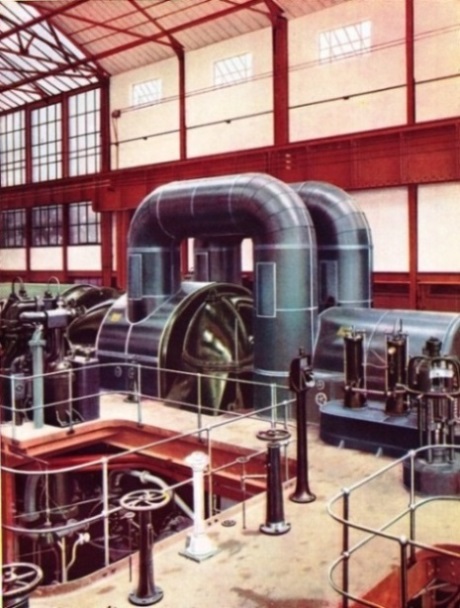 In the Power House of the Hackney Electricity Works