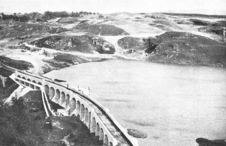 AT THE NORTHERN END OF LOCH DOON a dam was built to impound all the waters in the loch 