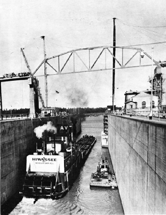 NAVIGATION LOCK at Wheeler Dam, Alabama