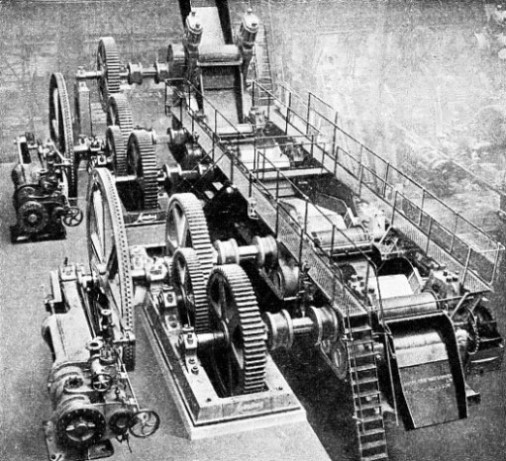 SUGAR MILLS AND GEARING driven by two engines