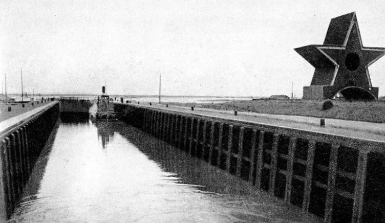 THE FIRST LOCK on the White Sea-Baltic Canal at Soroka