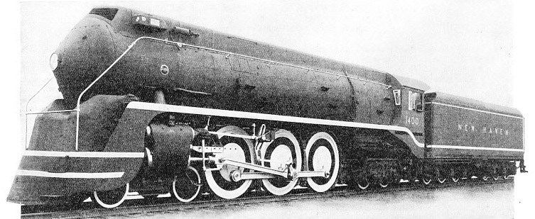 PASSENGER EXPRESS LOCOMOTIVE built in 1937 for the New York, New Haven and Hartford Railroad