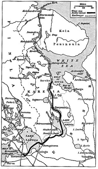 THE WHITE SEA-BALTIC CANAL reduces the distance for vessels sailing between Archangel and Leningrad