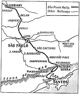 THE ROUTE OF THE SAO PAULO RAILWAY