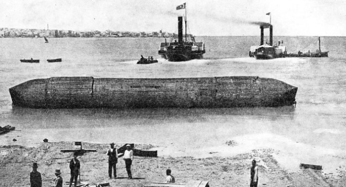 After the launch of the iron cylinder containing the obelisk known as Cleopatra’s Needle